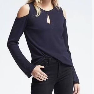 Banana Republic Cold Shoulder Top